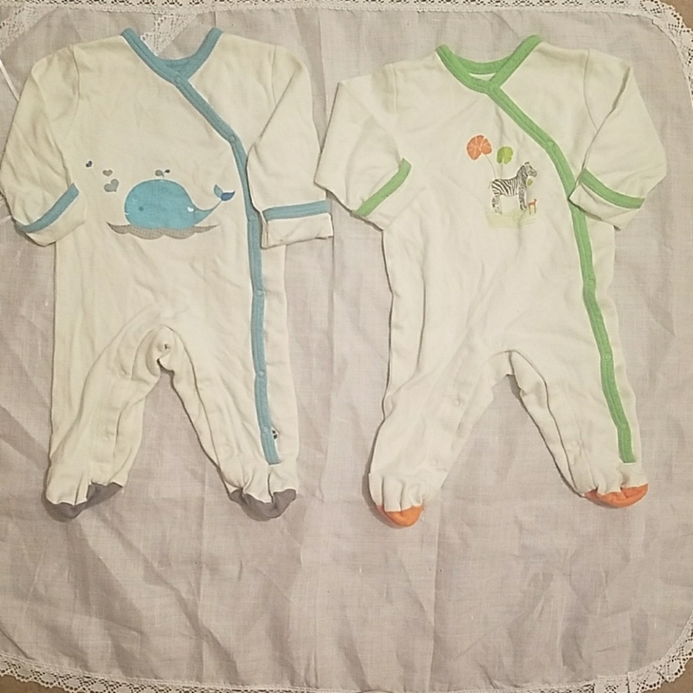 Baby soy footie 0-3m